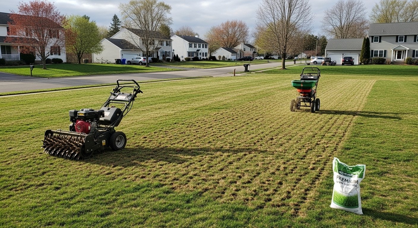 Lawn Renovation & Seeding in Shelton, CT