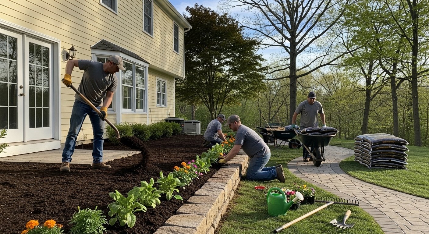 Mulch Installation & Bed Maintenance in Shelton, CT