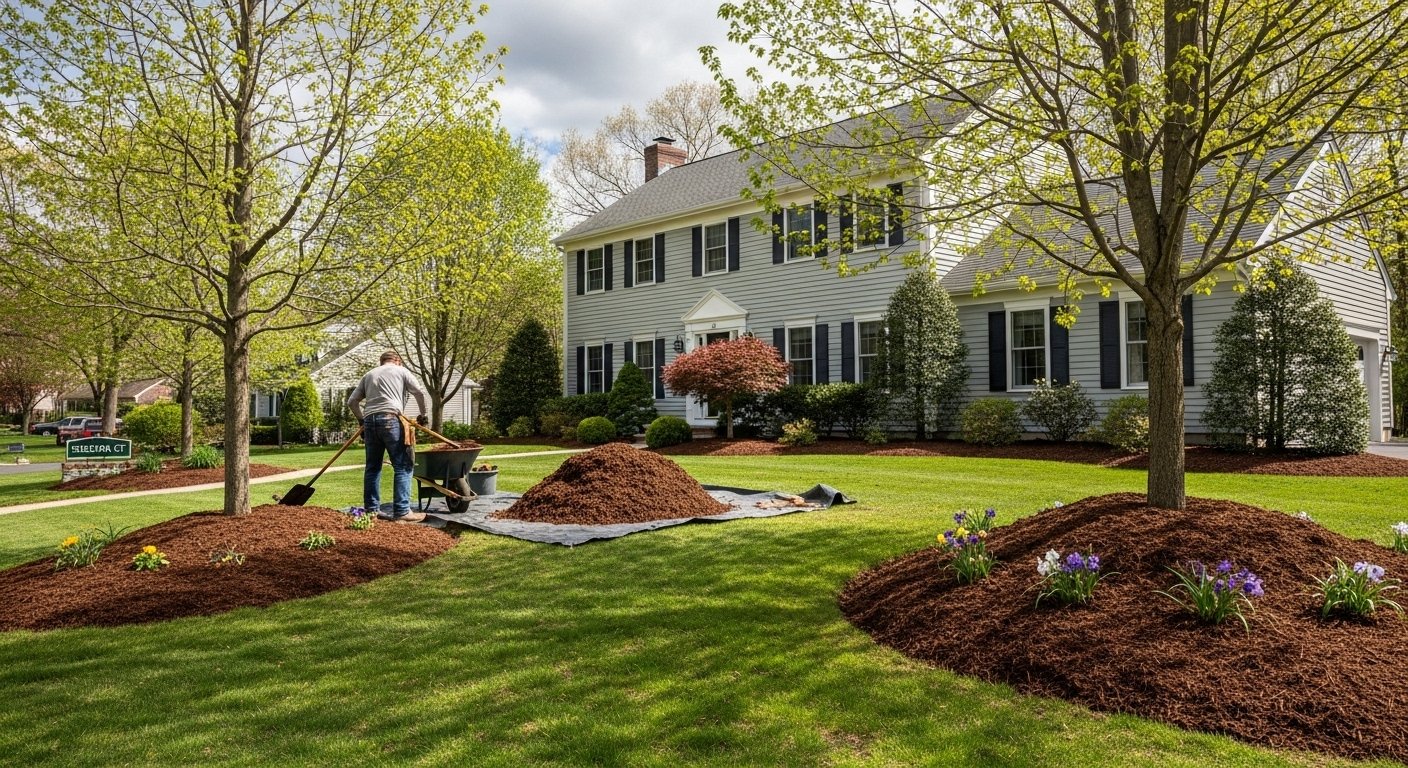 Mulch Installation & Bed Maintenance in Shelton, CT